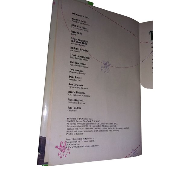 VTG The Joker DC Comics The Greatest Story Ever Told Hardcover Book 1988 - Picture 6 of 12